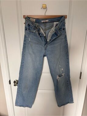 Levi's Light Blue Straight Leg Jeans